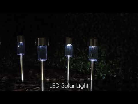 LED-es kültéri szolár lámpa szett