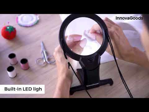 InnovaGoods szabad kezes nagyító LED lámpával