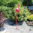 Flamingó kerti dísz - 58x20x126 cm