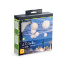 LED-es szolár lampion 21 cm - Fehér