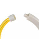 Purlov Állítható nyakörv LED fénnyel - Sárga