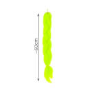 Szintetikus póthaj fonáshoz - 60 cm - Neon zöld