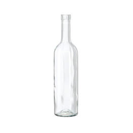 Átlátszó boros palack - 0,75 L