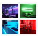 Vízálló RGB LED szalag távirányítóval - SMD 5050 - 4,5 m