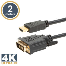 DVI-D HDMI kábel • 2 m
