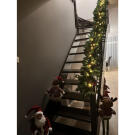 Karácsonyi girland fényekkel - 270 cm