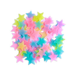 Fluoreszkáló csillag készlet – 100 darab