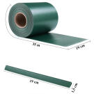 PVC kerítésszalag - 19 cm x 35 m - Világosszürke - 450g/m²