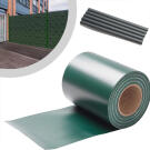 PVC kerítésszalag - 19 cm x 35 m - Zöld - 450g/m²