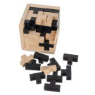 Logikai fa puzzle játék - 7 x 7 x 7 cm