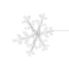 Hópihés karácsonyi fényfüggöny - Meleg fehér (138 LED)