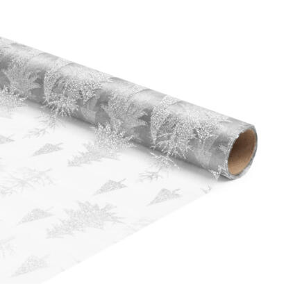Karácsonyi asztalterítő futó - Fehér - 180 x 28 cm