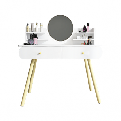 Modern fésülködőasztal tükörrel és székkel - Amelia